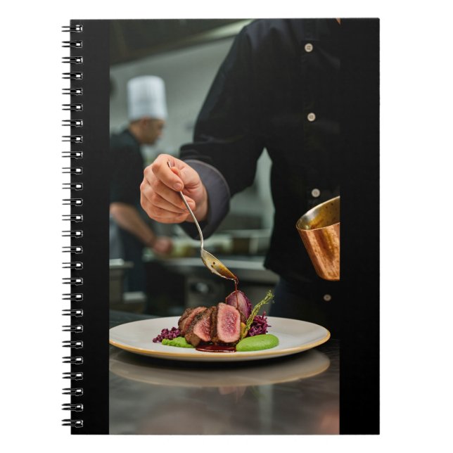 Carnet Chef Finishing Steak Dish (Devant)