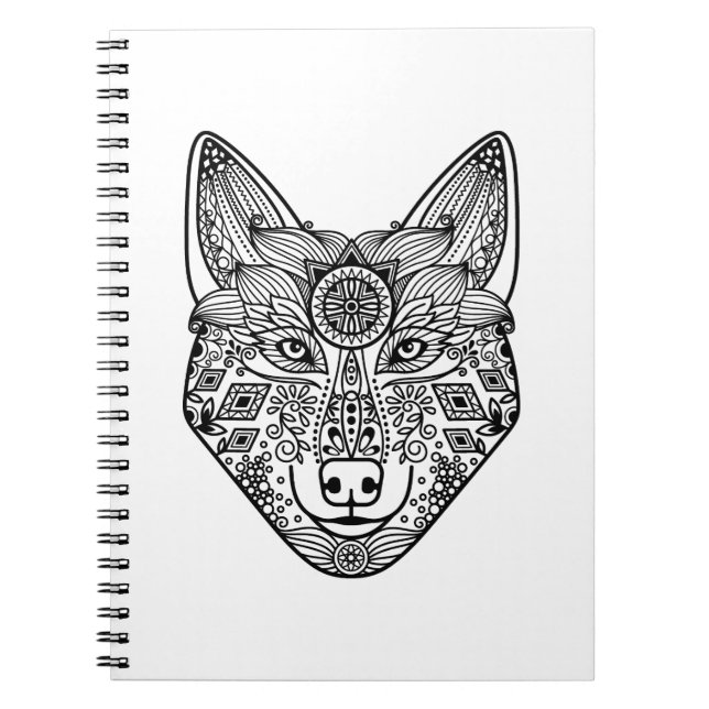 Carnet Chef inspiré de loup (Devant)