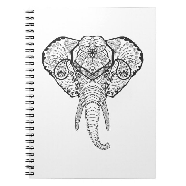 Carnet Chef inspiré d'éléphant (Devant)