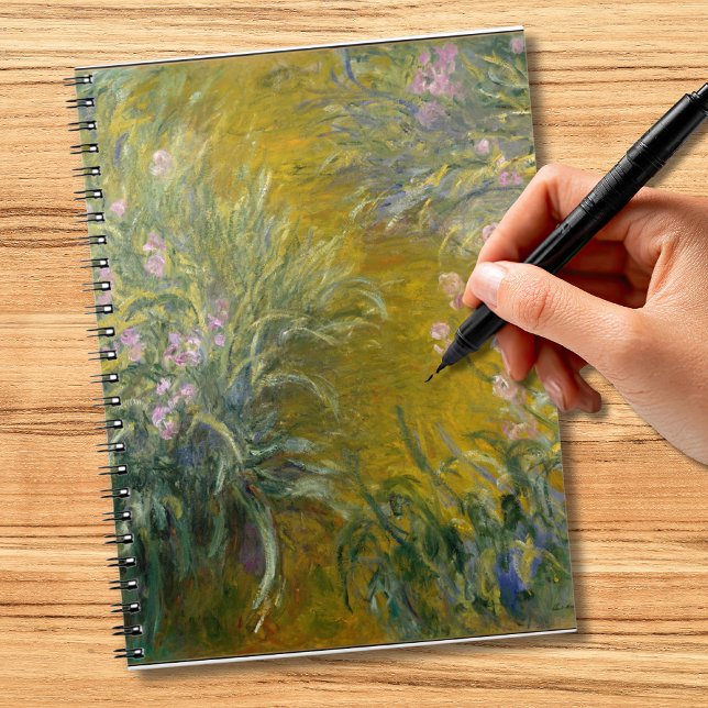 Carnet Chemin à travers les Irises, Monet (Créateur téléchargé)