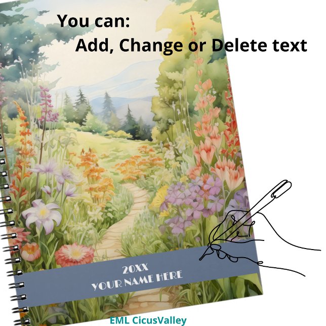 Carnet Chemin calme à travers la forêt (Créateur téléchargé)