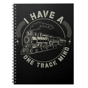 Carnet Chemin de fer Funny Locomotive Trainspotter Train