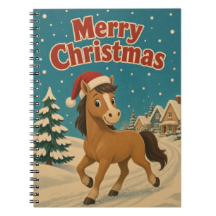 Carnet Chemin de la maisonnette du cheval Noël animal