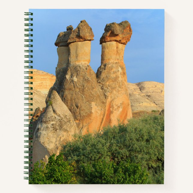 Carnet Cheminées de fées au coucher du soleil (Devant)