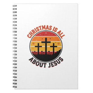 Carnet Chemise Christian Noël Jésus Coucher de soleil Cro