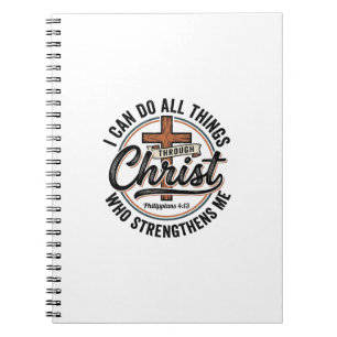 Carnet Chemise de citation vintage Philippiens 4_13 chrét
