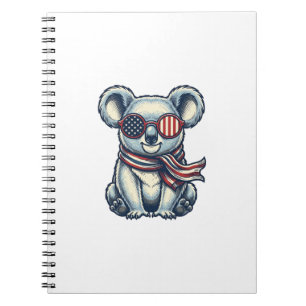 Carnet Chemise de conception de gravure vintage koala pat