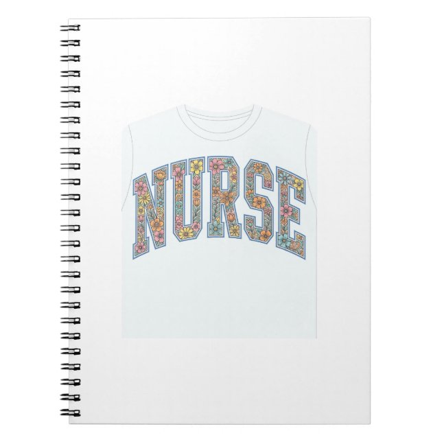 Carnet Chemise de conception de lettrage universitaire fl (Devant)
