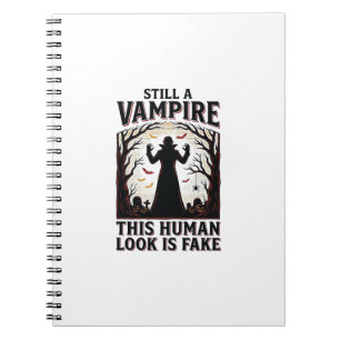 Carnet Chemise de costume de vampire drôle d'Halloween dé