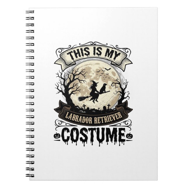 Carnet Chemise de costume d'Halloween de sorcière de Retr (Devant)