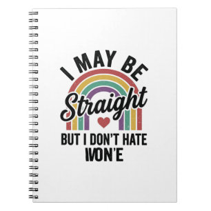 Carnet Chemise de fierté arc-en-ciel Straight But Kind vi