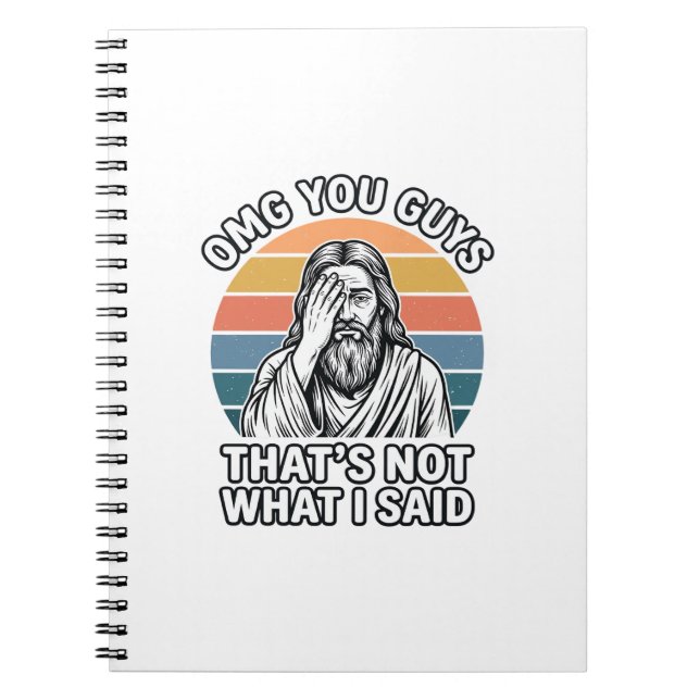 Carnet Chemise de gravure rétro de citation drôle Facepal (Devant)