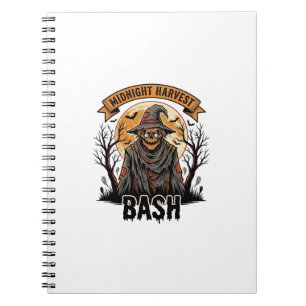 Carnet Chemise de Halloween pour épouvantail Gravure vint