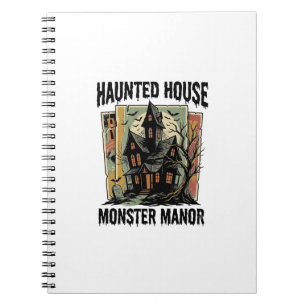 Carnet Chemise de maison hantée design vintage manoir mon