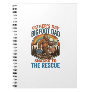 Carnet Chemise de père Bigfoot Papa Fête des pères Élever