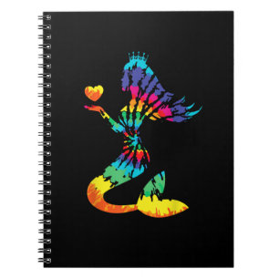 Carnet Chemise de sirène à Cravate arc-en-ciel dans les a