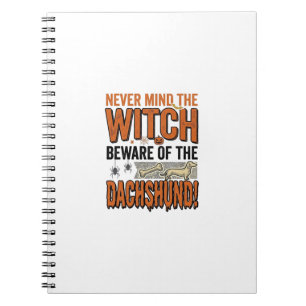 Carnet Chemise de sorcière d'Halloween Méfiez-vous du dac