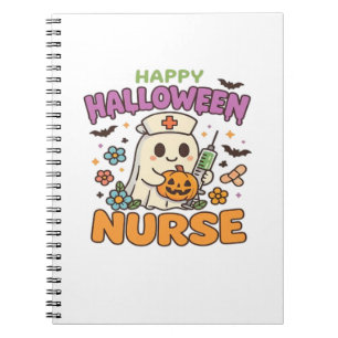 Carnet Chemise d'infirmière Halloween joyeuse � Cadeau dr