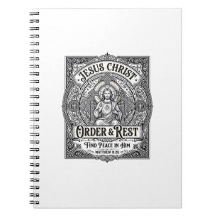 Carnet Chemise graphique chrétienne Jésus Débarrasse Mais