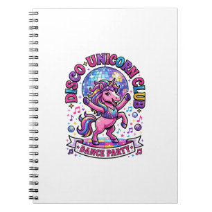 Carnet Chemise graphique du club de disco licorne Licorne