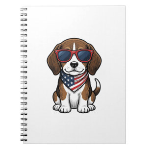 Carnet Chemise lunettes de soleil pour chiot Beagle patri
