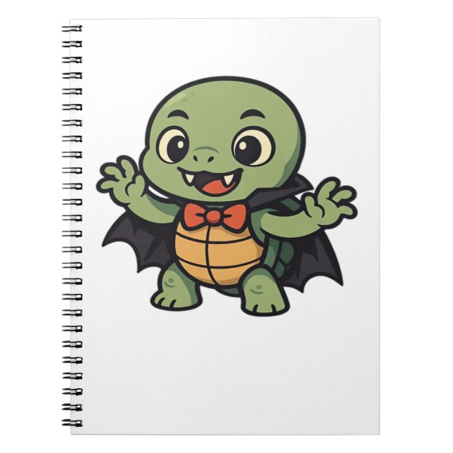 Carnet Chemise oversize Halloween vampire tortue effrayan (Devant)