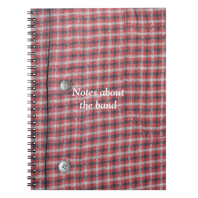 Carnet Chemise Plaid (Devant)