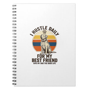 Carnet Chemise pour amateur de chien Gravure vintage Trav