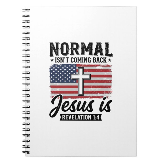 Carnet Chemise Révélation Jésus Normal Ne Revient Pas_1 (Devant)