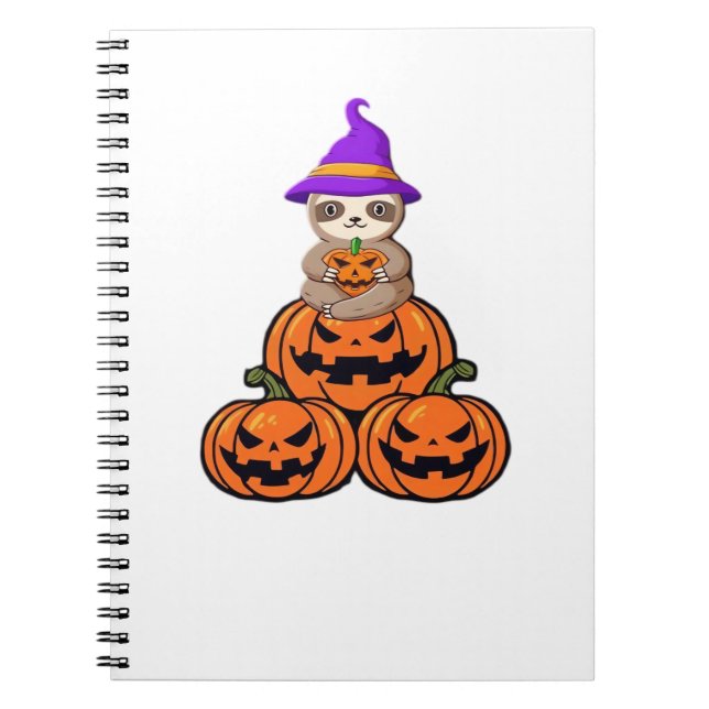 Carnet Chemise T-Shirt Premium Sloth Halloween (Devant)