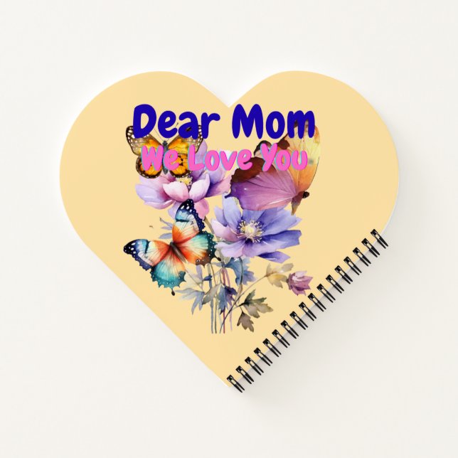 Carnet Chère Maman, Nous t'aimons (Dos)