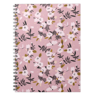 Carnet Cherry Blossom Rose : Printemps tendre
