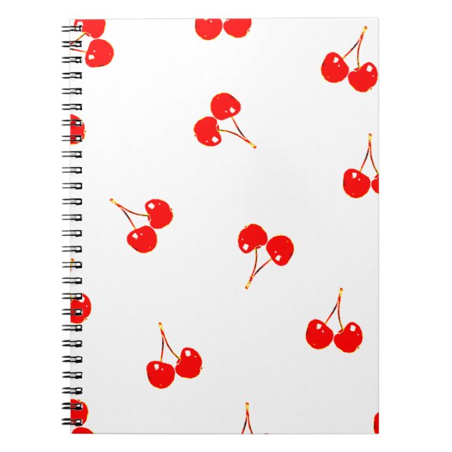 Carnet Cherry Pattern Pop Version (Devant)