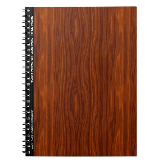 Carnet Cherry Wood (Personnalisé) (Devant)