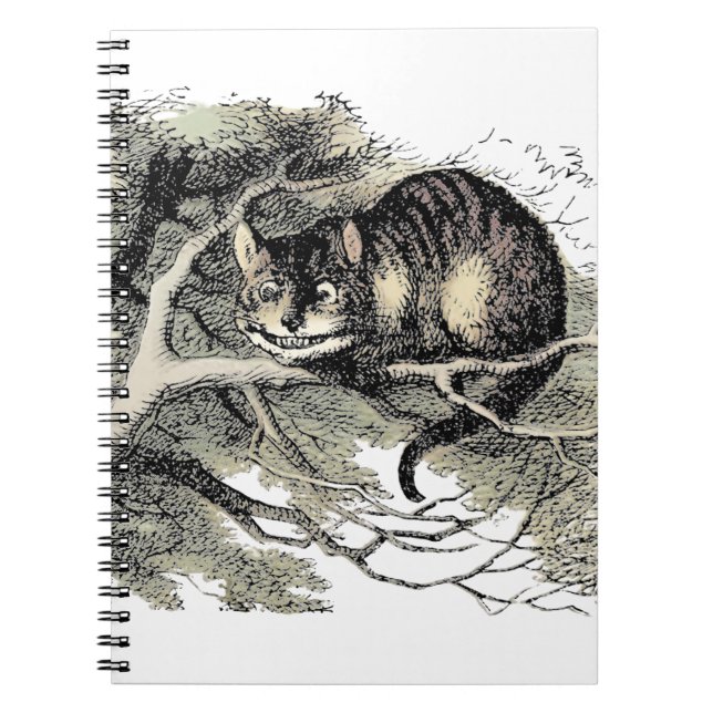 Carnet Cheshire Chat Alice Wonderland Classic (Devant)