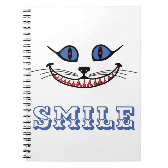 Carnet Cheshire Chat Smile (Devant)