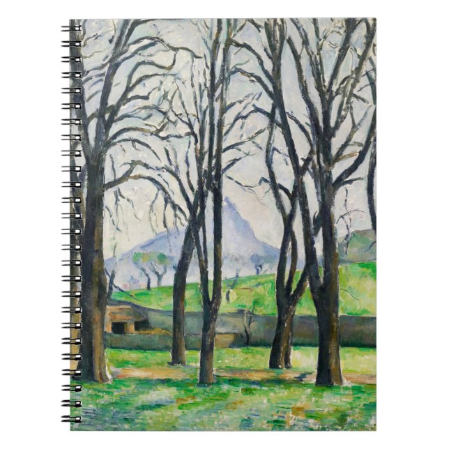 Carnet Chestnut trees, Famous painting (Devant)