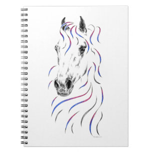 Carnet Cheval arabe élégant