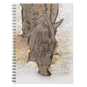 CARNET CHEVAL BROWN