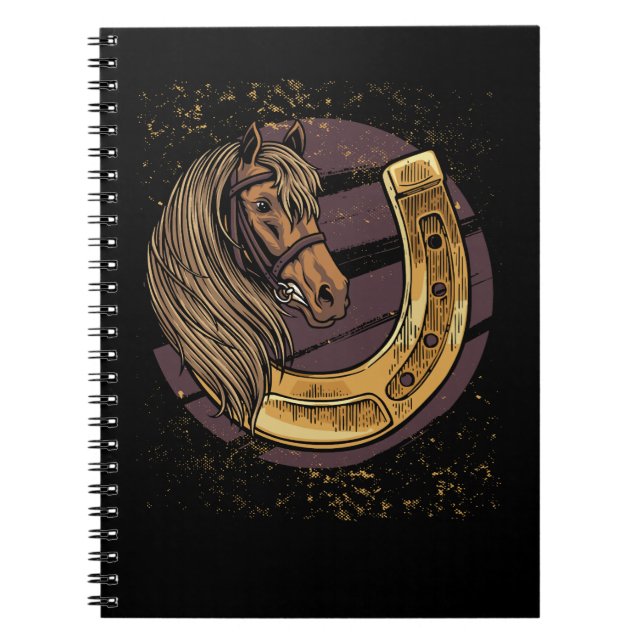 Carnet Cheval Cheval animal Cheval Cheval cavalier (Devant)