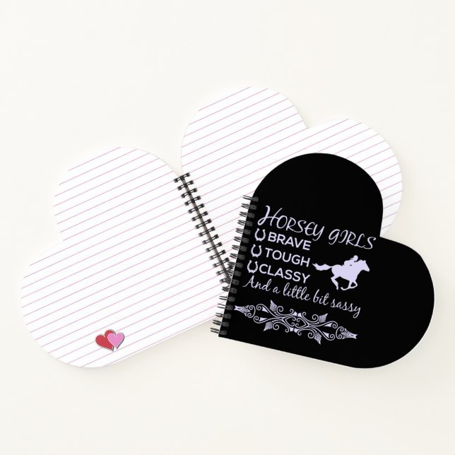 Carnet Cheval Courageux Classe  (Intérieur)