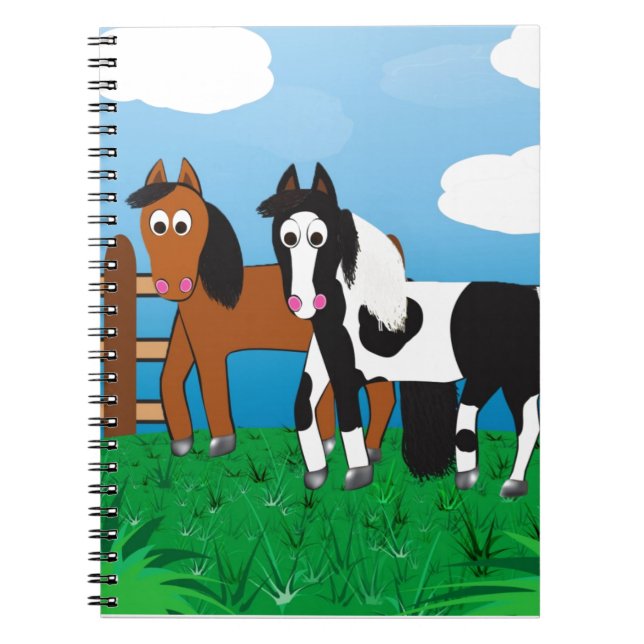 Carnet Cheval de bande dessinée (Devant)