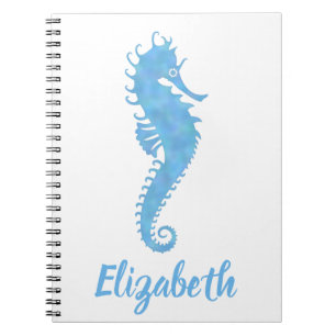 Carnet Cheval de mer personnalisable