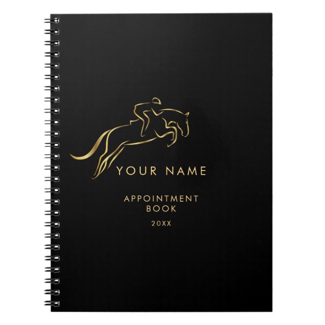 Carnet Cheval de saut | Équitation | Entraîneur de chevau (Devant)