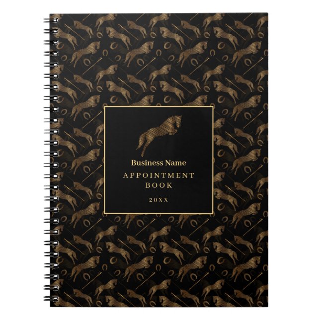 Carnet Cheval de saut | Scribble Horse | Entraîneur de ch (Devant)