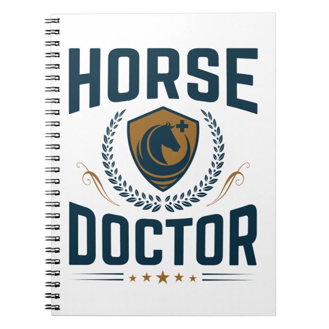 Carnet Cheval Doctor Equine Vétérinaire (Devant)