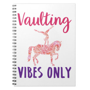 Carnet Cheval Equestre Vaulting Gymnastique acrobatique