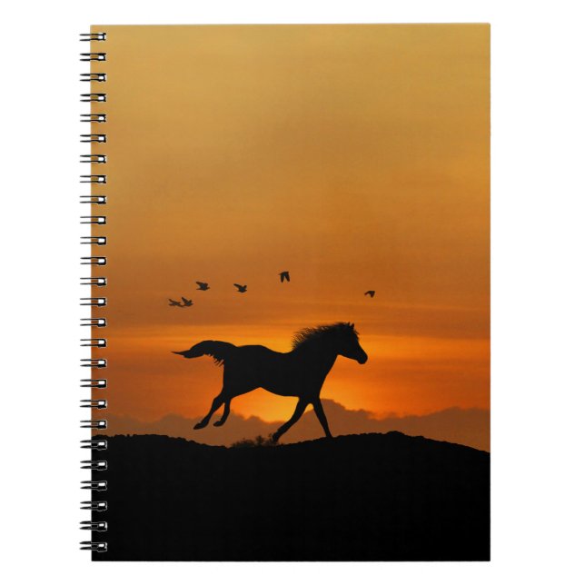 Carnet Cheval et Oiseaux de Cantering (Devant)