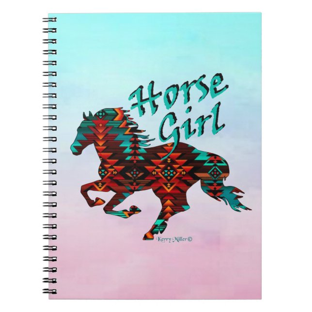 Carnet Cheval Girl, Cheval du Sud-Ouest (Devant)