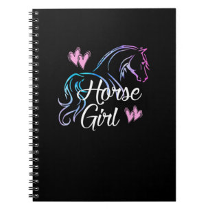 Carnet Cheval HORSE GIRL Love Horseback cavalier